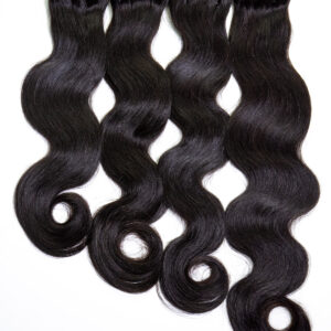 Natural Body Wavy Hair Bundle - 4 Pack