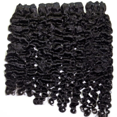 Burmese Curly Hair Bundle - 4 Pack